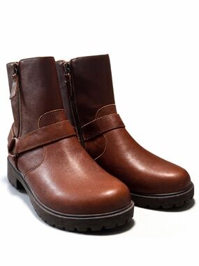 Alegria Olympia Moto Boots Women’s Size 41 Brown Leather - New